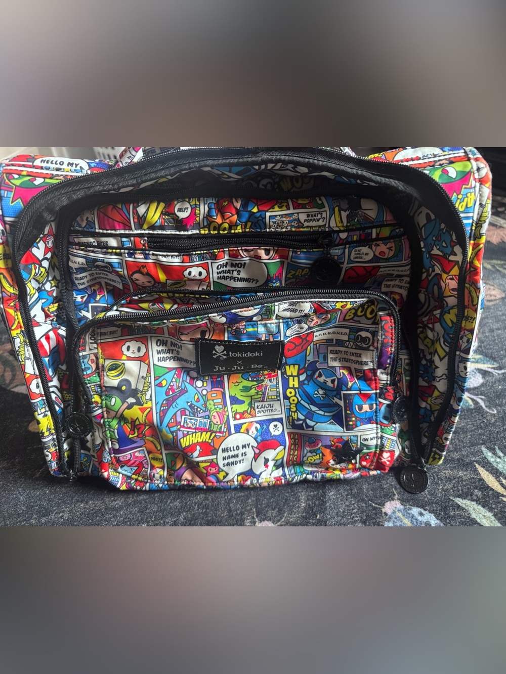 tokidoki Multicolor Comic Panel Tote